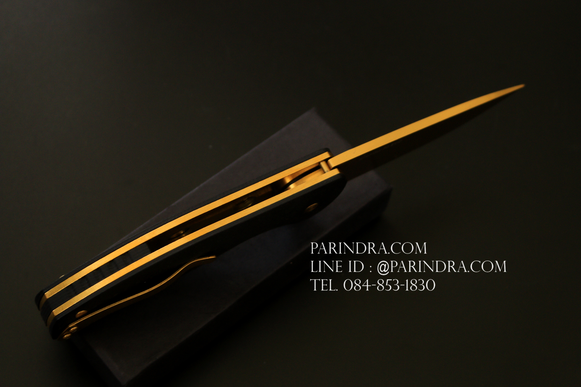 มีดพับ Shirogorov Cronidur 30 EVO สีทองอร่าม (OEM) A+++