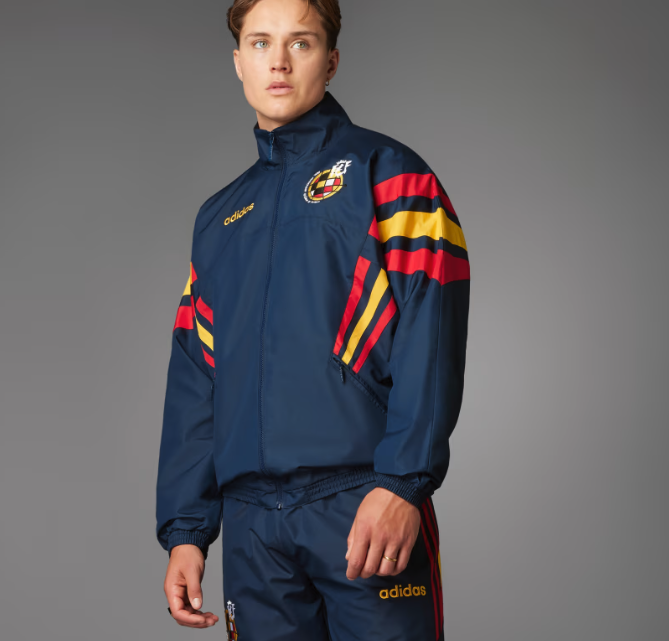 เสื้อแจ็คเก็ตทีมชาติสเปนย้อนยุค 1996 WOVEN TRACK TOP ของแท้