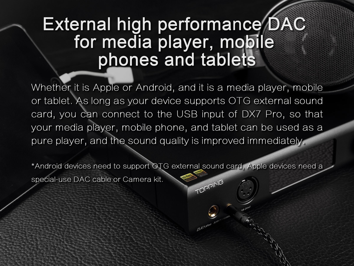 ขาย TOPPING DX7 Pro DAC/AMP ตั้งโต๊ะรองรับ Bluetooth 5.0 , 32BIT/768kHz , DSD1024