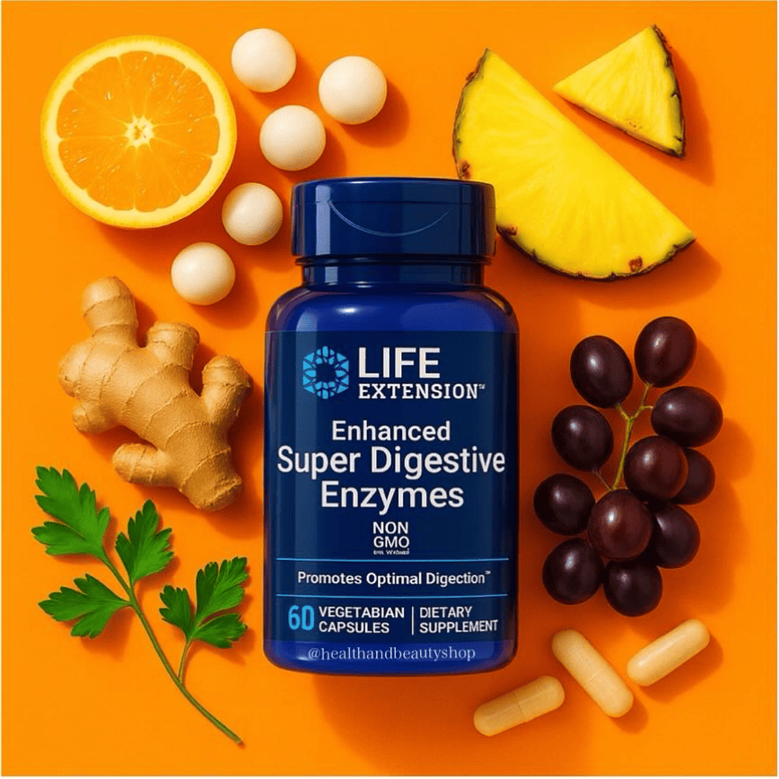 Life Extension, Enhanced Super Digestive Enzymes, 60 Veggie Caps