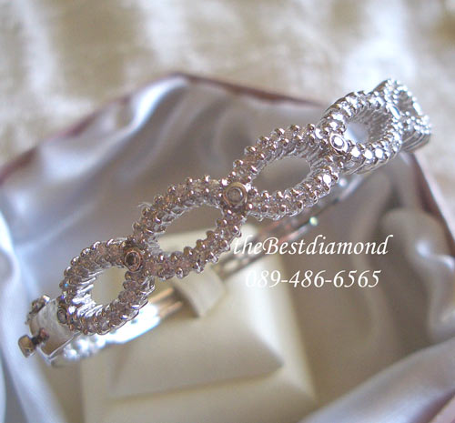 หมด+++BL013RD++กำไลเพชร 6 เกลียว++กำไลหรูหรา แอบเปรี้ยว แอบหรู แอบน่ารัก งานสวย เพชรวิ๊งๆ เลยค่ะ ดูดีมากๆๆ