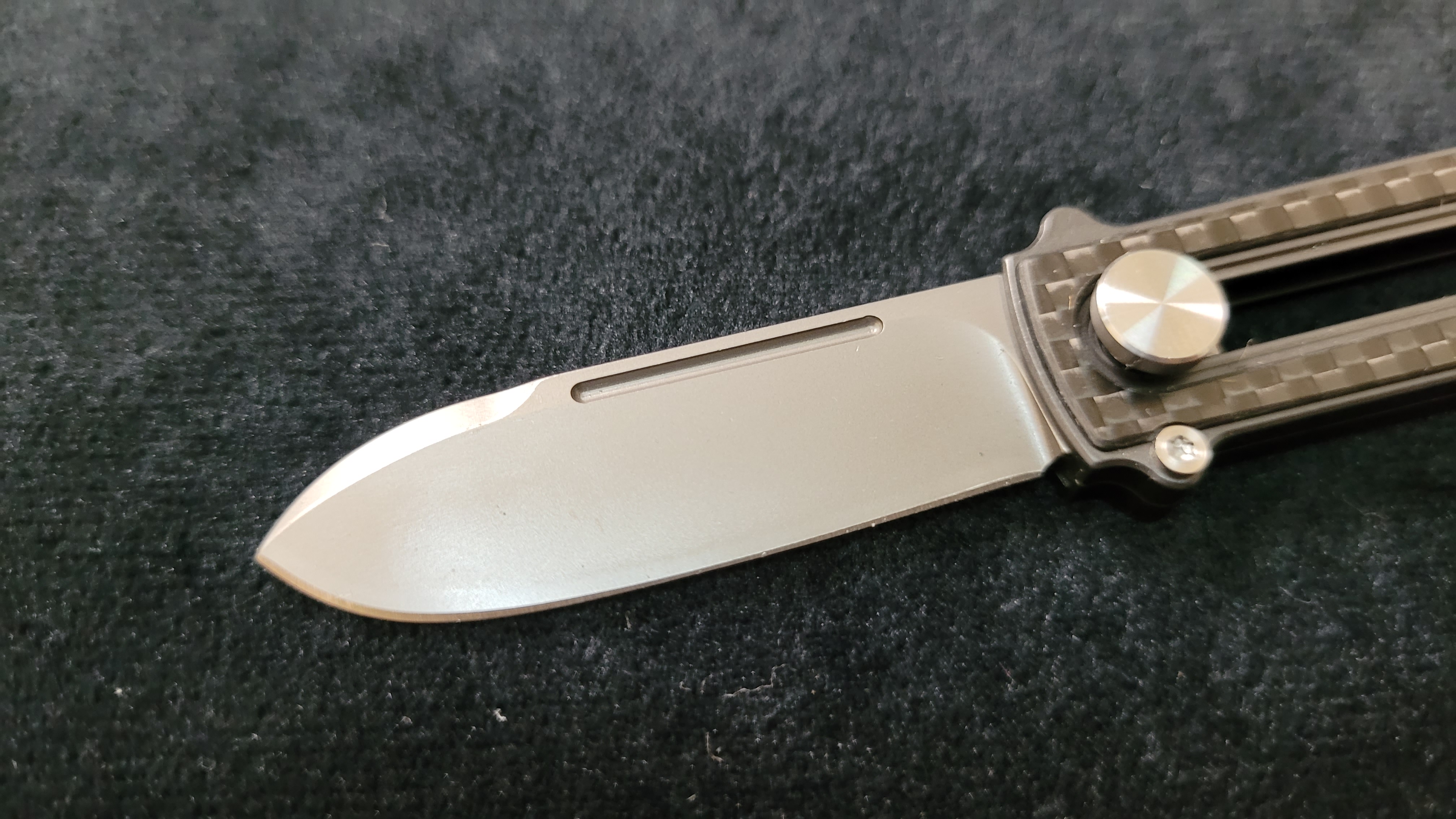 Zr BarloX with M390 Blade-for a short time Dealer's Cost Carbon Fiber DLC Black Blade