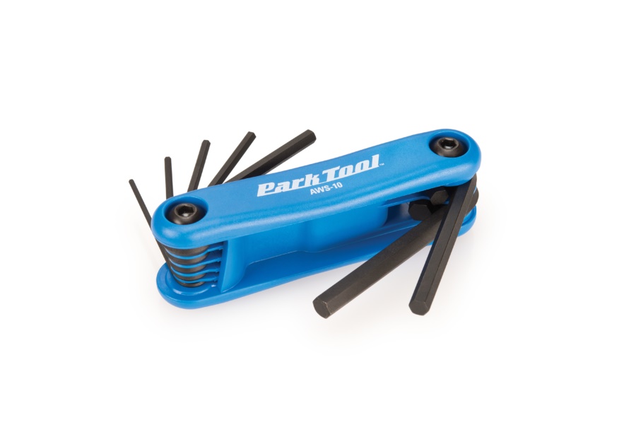 ชุดประแจหกเหลี่ยมพับได้ PARK TOOL รุ่น AWS-10 FOLD-UP HEX WRENCH SET