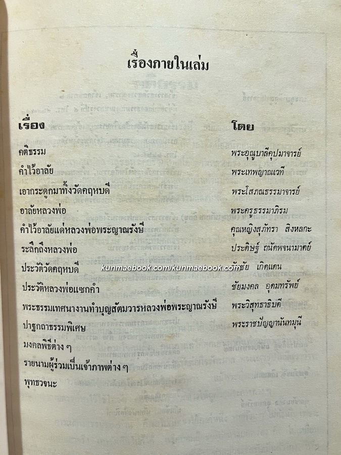 อนุสรณ์ หลวงพ่อพระญาณรังษี ( ตุ๊ พรหมโชโต ) อดีตเจ้าอาวาสวัดคฤหบดี