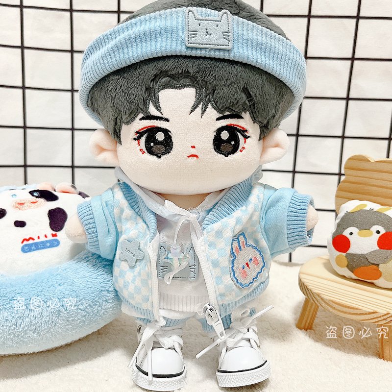 ชุดตุ๊กตา (20cm.) สปอร์ตแมนสีฟ้า (5 ชิ้น)