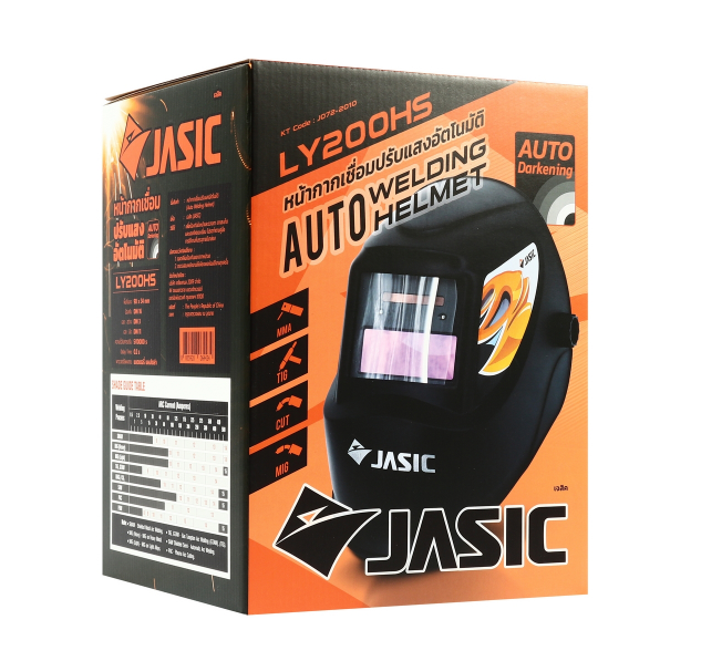 หน้ากากปรับแสงอัตโนมัติ พื้นที่มอง 90 X 34 มม. JASIC เจสิค รุ่น LY200HS Pn.10071852 ##