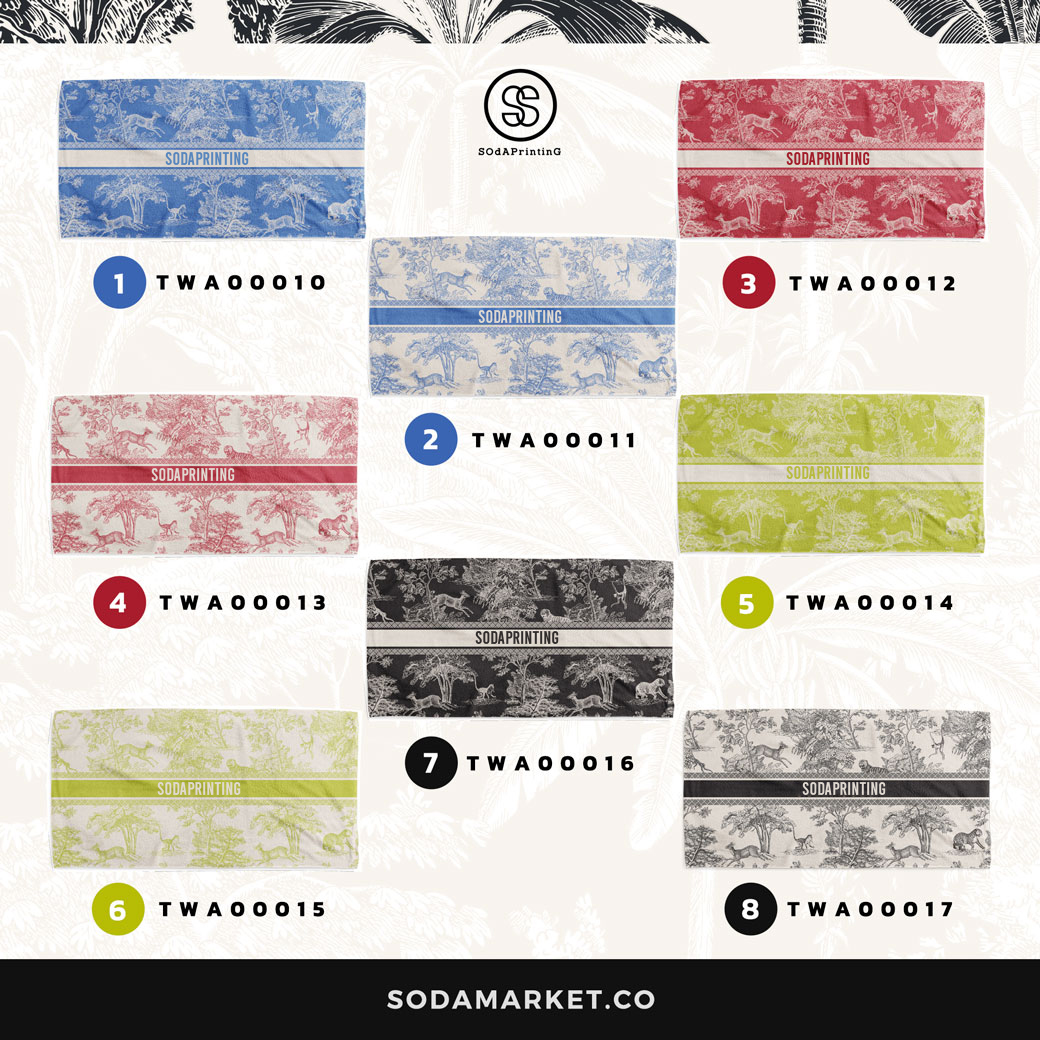 ผ้าเช็ดตัว FOREST รหัส TWA00011 #SOdAtowel #SodAhome #ผ้าขนหนู #ผ้าเช็ดตัว #towel #FOREST
