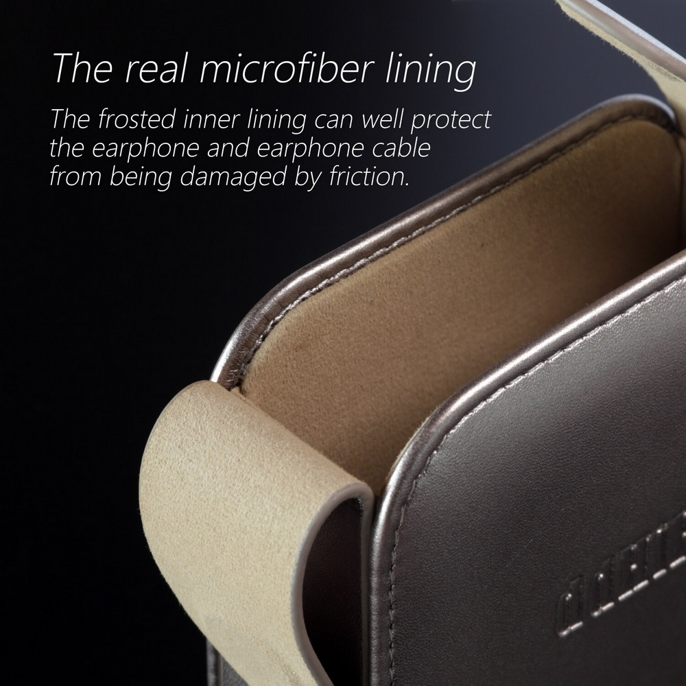 DD C80A เคสหนัง PU สำหรับเก็บหูฟัง In-Ear IEMs