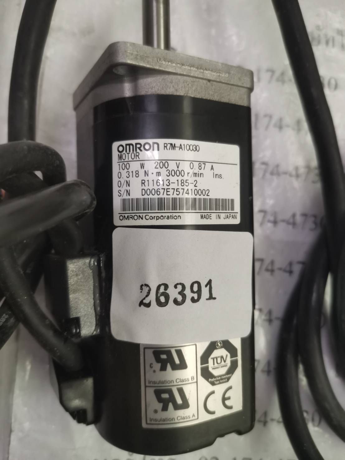 R7M-A10030 SERVO MOTOR " OMRON "