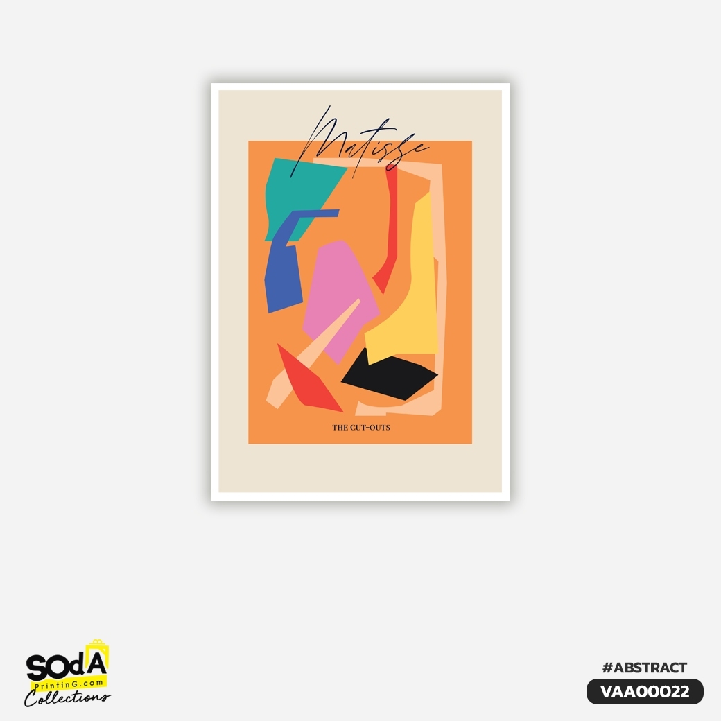 ภาพตกแต่งบ้านสำเร็จรูป Matisse Colorful VAA00022 #SOdAcollection #ภาพตกแต่งบ้านสไตล์แอ็บสแตรค #ABSTRACT