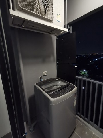 ให้เช่าคอนโด ดิ เอ็กเซล คูคต ตึกC 25 ตรม.เฟอร์ครบ มีเครื่องซักผ้า มีกระจกกั้นห้อง พร้อมอยู่