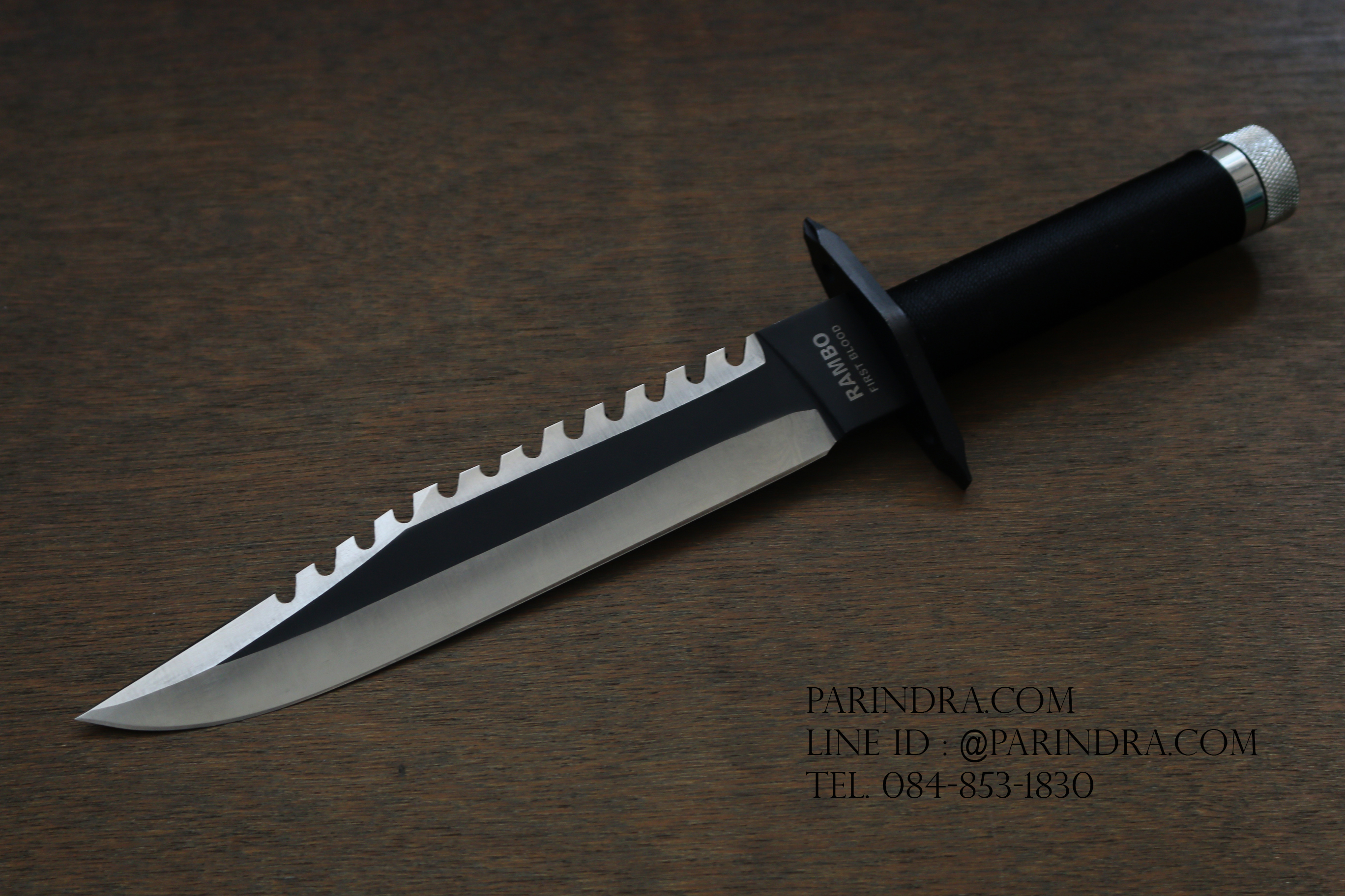 มีดเดินป่าใบตาย RAMBO l แรมโบ้ First Blood สุดโหด (OEM)