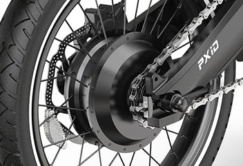 จักรยานพับได้ไฟฟ้า PXID LIGHT P2 วงล้อ 16 นิ้ว มอเตอร์ 250วัตต์ แบต 36V/52.Ah ความเร็ว 25กม/ชม. ไกลสุด 40กม. 2024