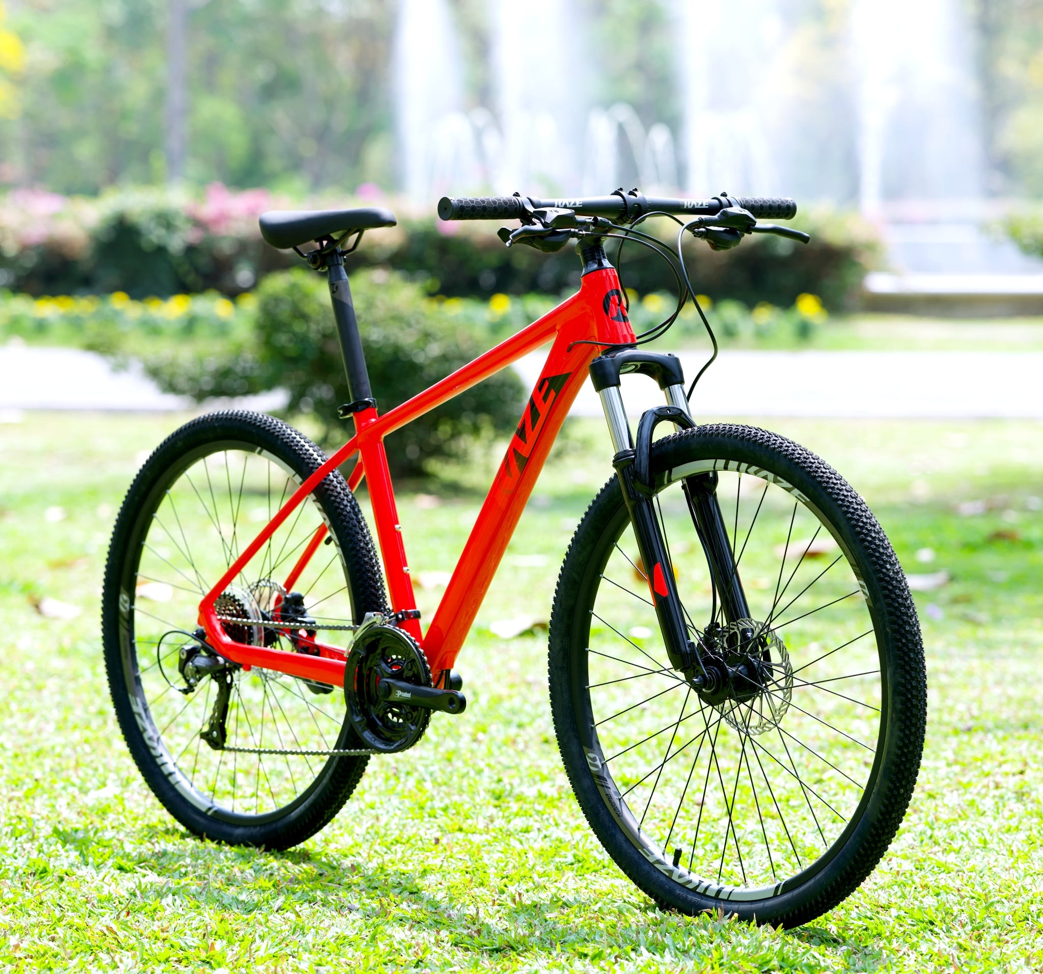 จักรยานเสือภูเขา KAZE DORO 27 สปีด ดิสน้ำมัน เฟรมอลูมิเนียม X6 ซ่อนสาย 2022