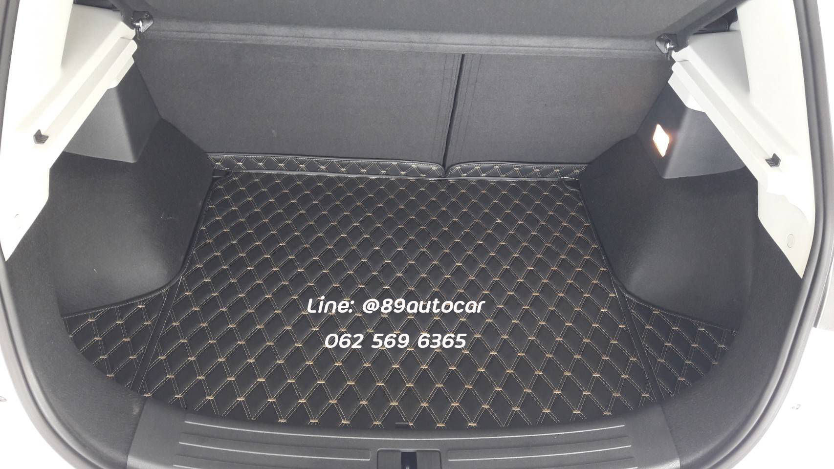 MG VS (เอ็มจี วีเอส) 2023 ปูพรมVVIP สีดำด้ายทอง + ท้ายเก็บของ