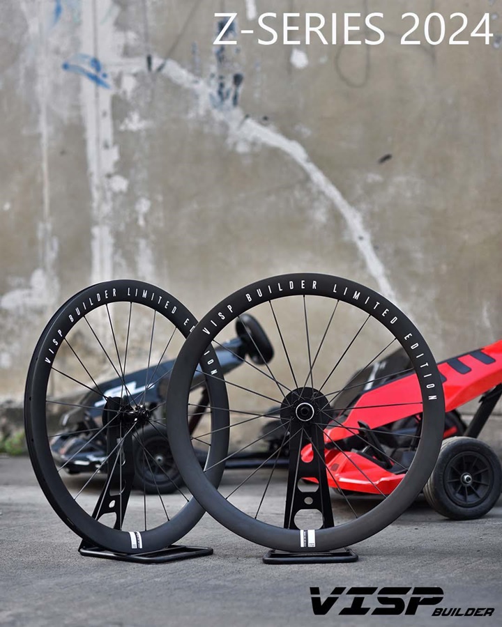 ชุดล้อเสือหมอบดิสเบรค VISP BUILDER Z-SERIES 50/50 DISC BRAKE 2024 Shimano and Sram Support 8-12 Speed