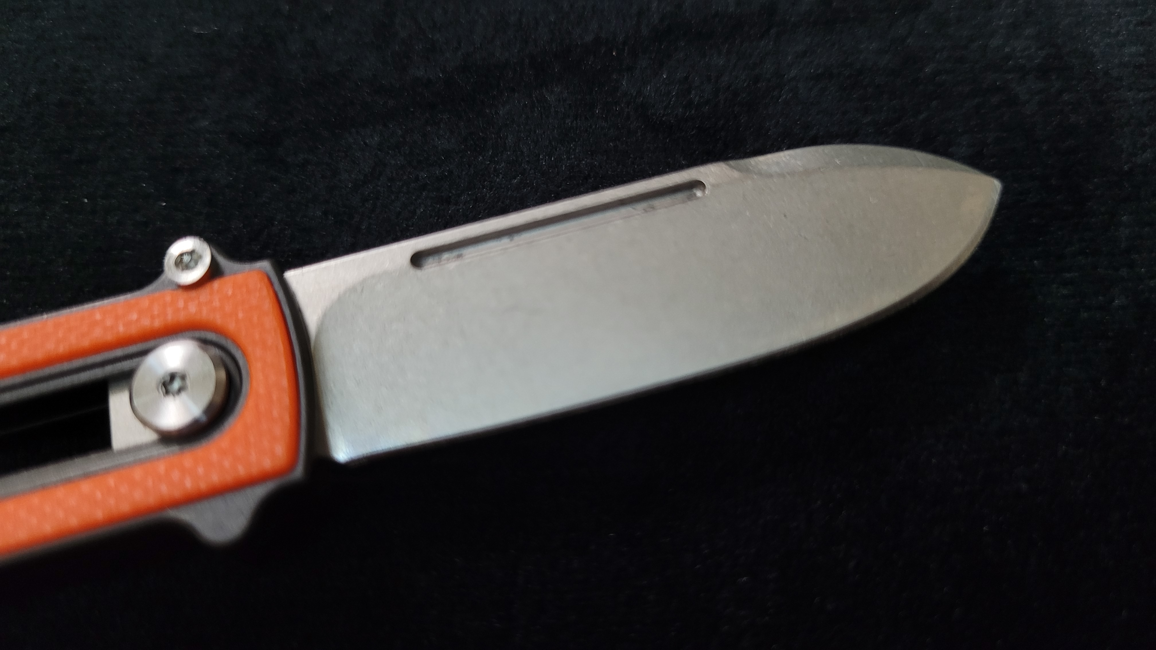 Zr BarloX with M390 Blade-for a short time Dealer's Cost Orange Stonewash Blade
