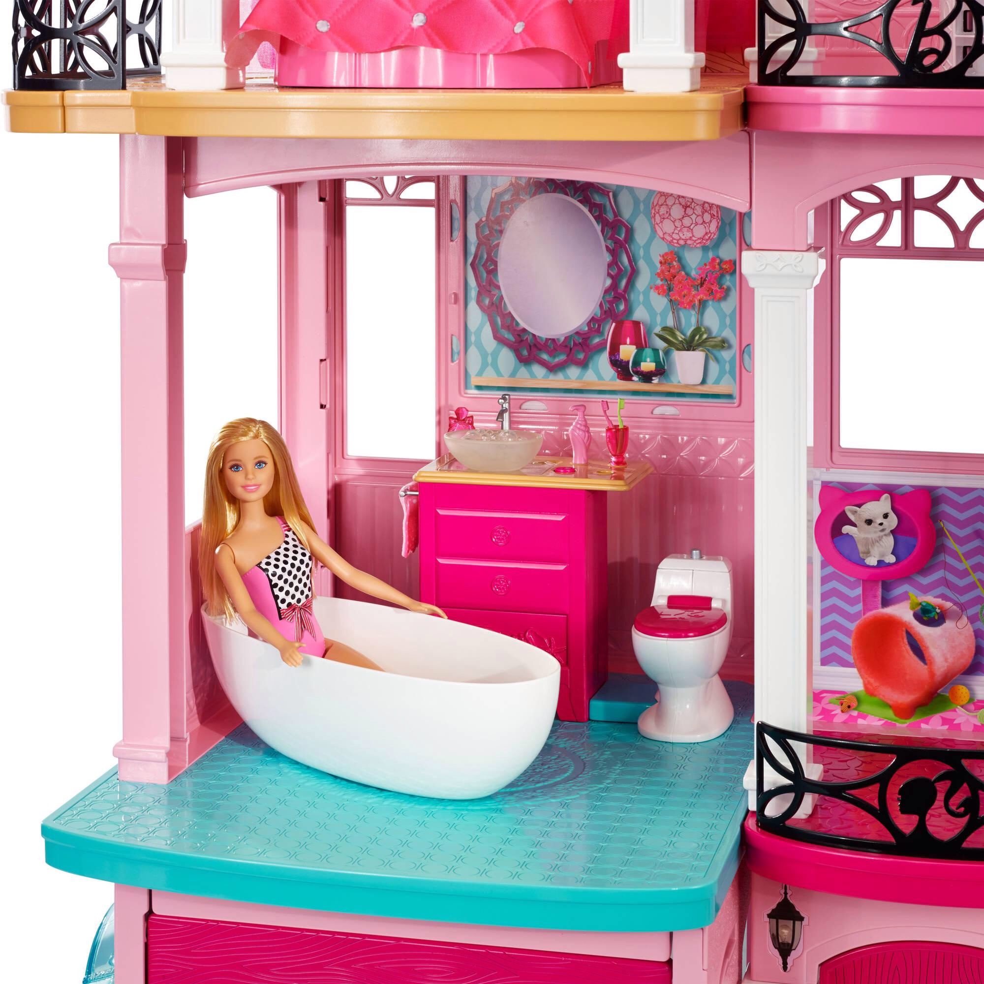 Barbie Dreamhouse บ้านบาร์บี้หลังใหญ่ มีเสียงและไฟ ลิขสิทธิ์แท้จากอเมริกา