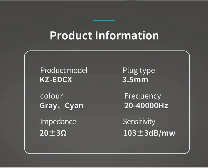 KZ EDCX หูฟัง IEM ไดรเวอร์ Dynamic ประกันศูนย์ไทย