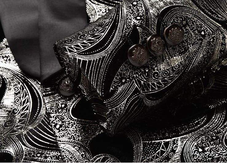 Pre-order ชุดสูทชาย ทักซิโด้ กระดุม2แถว แนวพิมพ์ลาย เนื้อผ้าดี