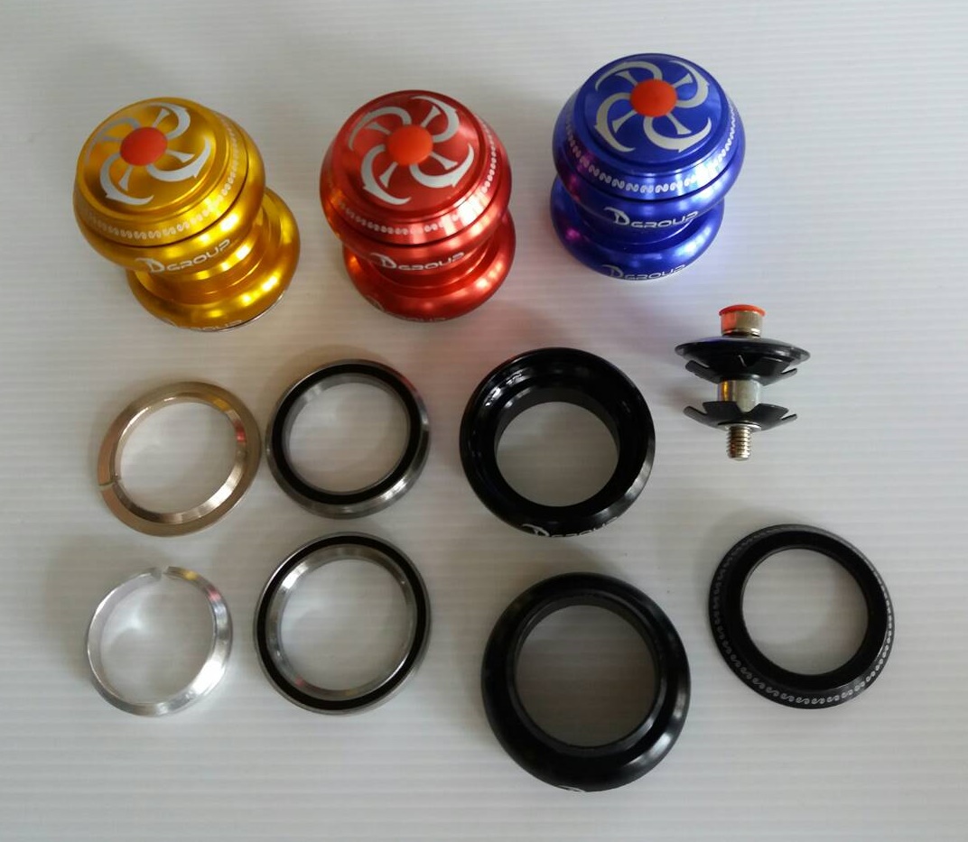 ถ้วยคอลอย D-GROUP SEMI-INTEGRATED ALLOY HEAD SET, 1-1/8", LB-DGROUP