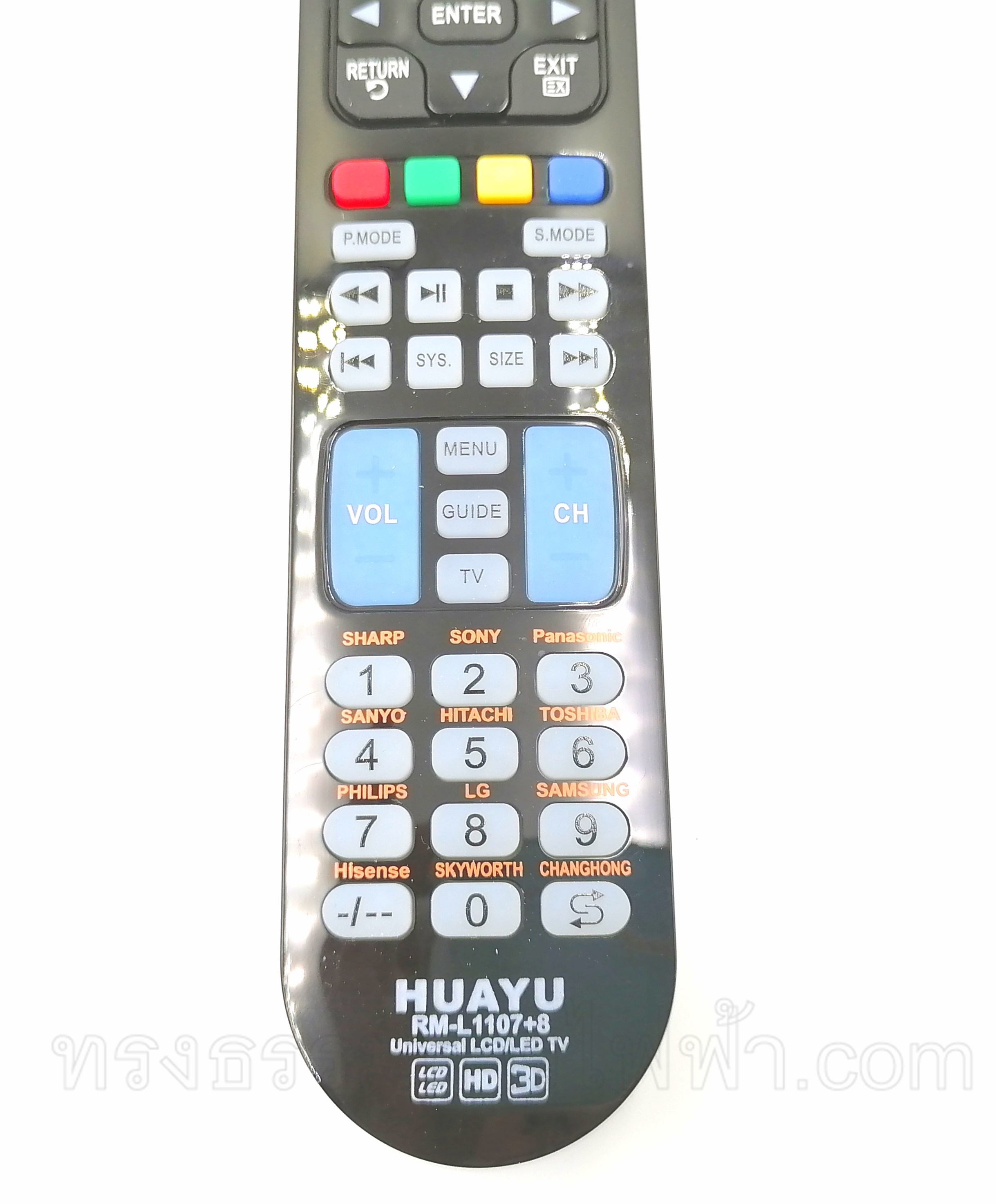 รีโมททีวี สำหรับ TV ทั่วไป #RM-L1107+8