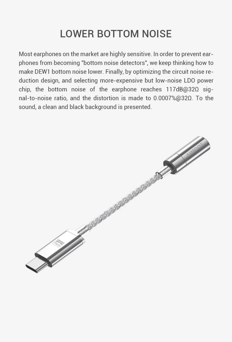 Simgot DEW1 DAC หางหนู ชิป ESS ES9270C ประกันศูนย์ไทย