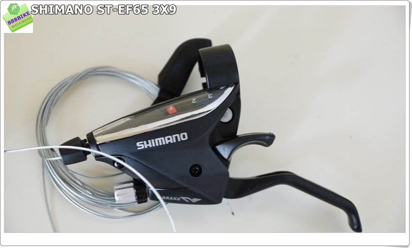 มือเกียร์ SHIMANO ST-EF65 3x9sp (ติดเกียร์ติดมือเบรค)