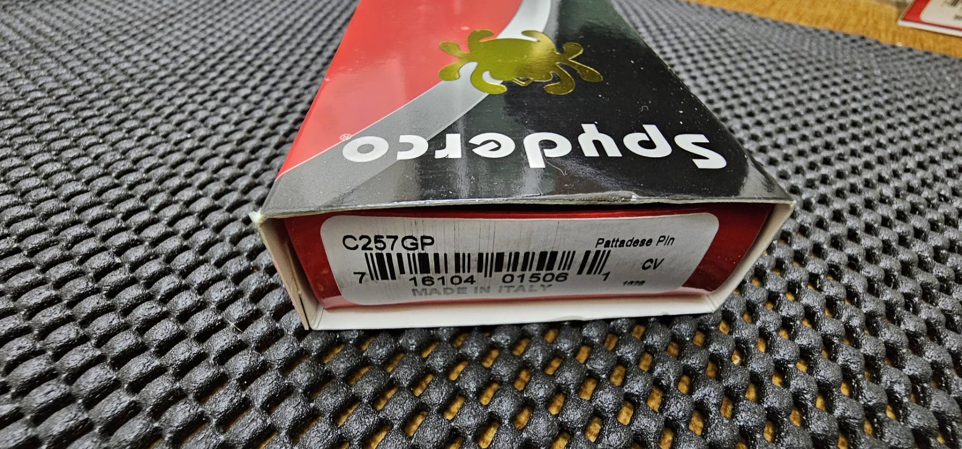 Spyderco Pattadese Liner Lock Knife Black G-10 (3.2" Satin M390) (Discontinued)