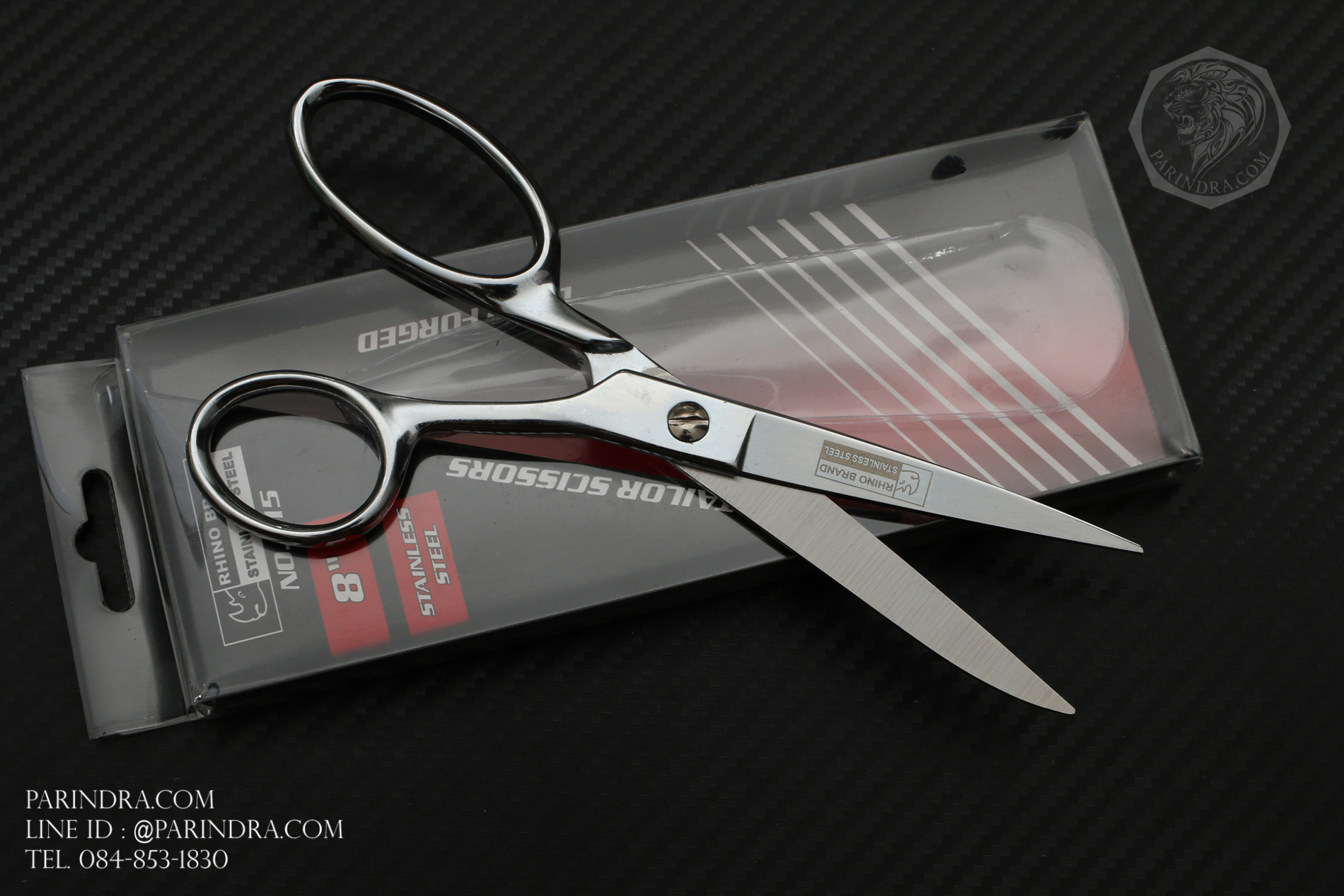 กรรไกรตัดผ้า Rhino Brand No.815 ขนาด 8 นิ้ว TAILOR SCISSORS STAINLESS STEEL DROP FORGED