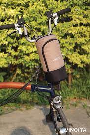 Vincita กระเป๋าใต้อาน ทรงกระบอกสำหรับรถพับ วินสิตา B035TD - NOVA SADDLE BAG FOR FOLDINGBIKE