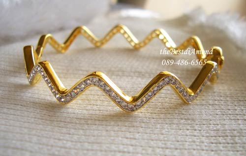 BB028+++กำไล Wave Style+++กำไลstyle modern ดูโฉบเฉี่ยว เปรี้ยว แอบน่ารักในตัว แบบไม่เวอร์มาก แต่งานสวย ใส่ติดข้อมือได้เลย ไม่ควรพลาดค่ะ