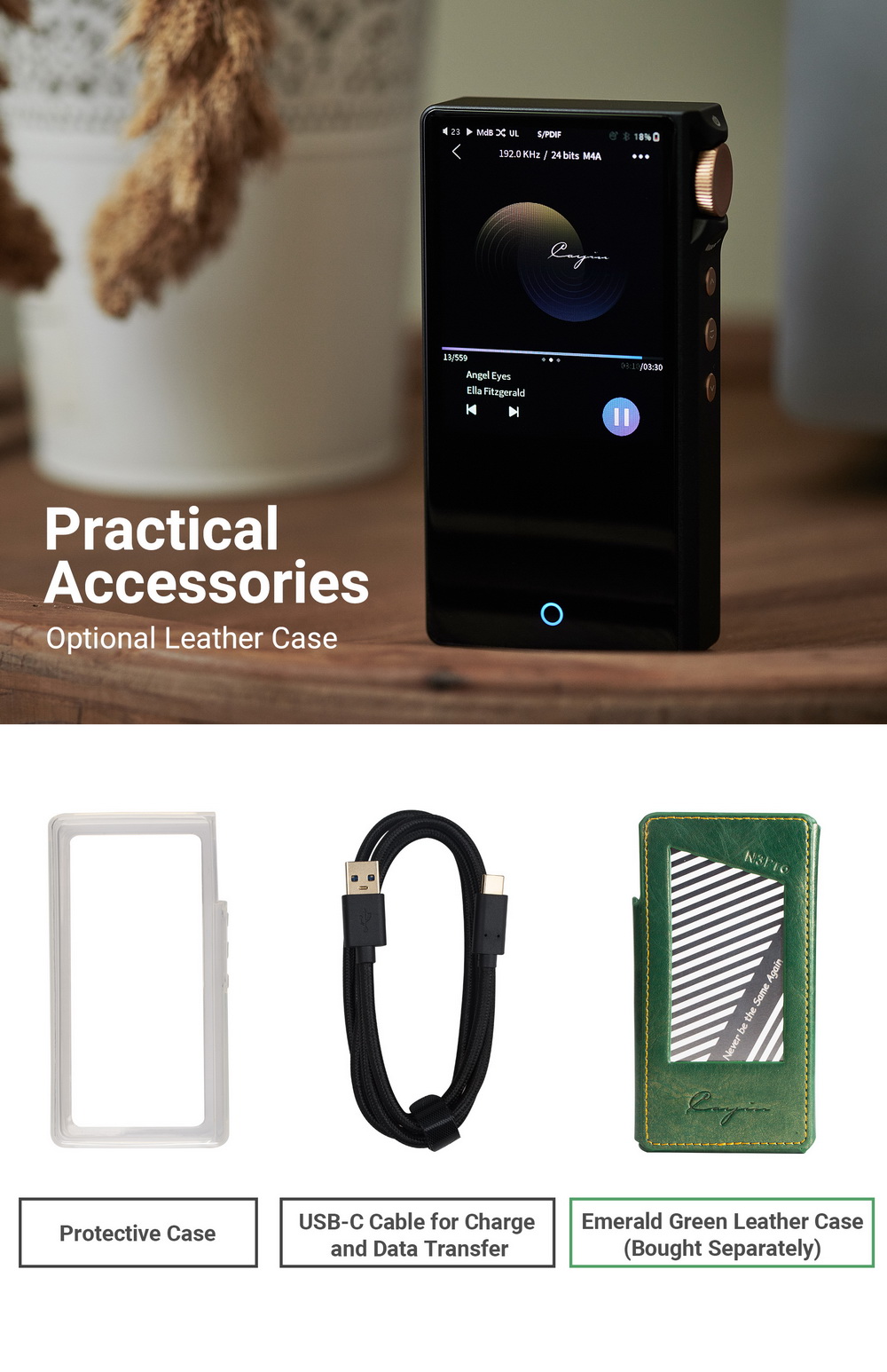 ขาย Cayin N3 Pro Dap พกพา ชิป Dual AK4493 DAC รองรับ Hi-Res , Wireless DAC