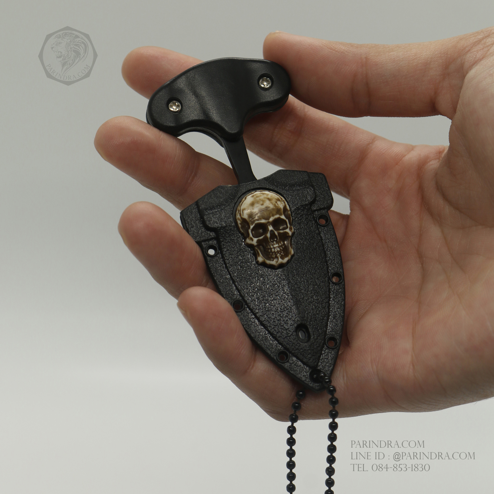 มีดห้อยคอ มีดชก ปลอกรูปหัวกระโหลก