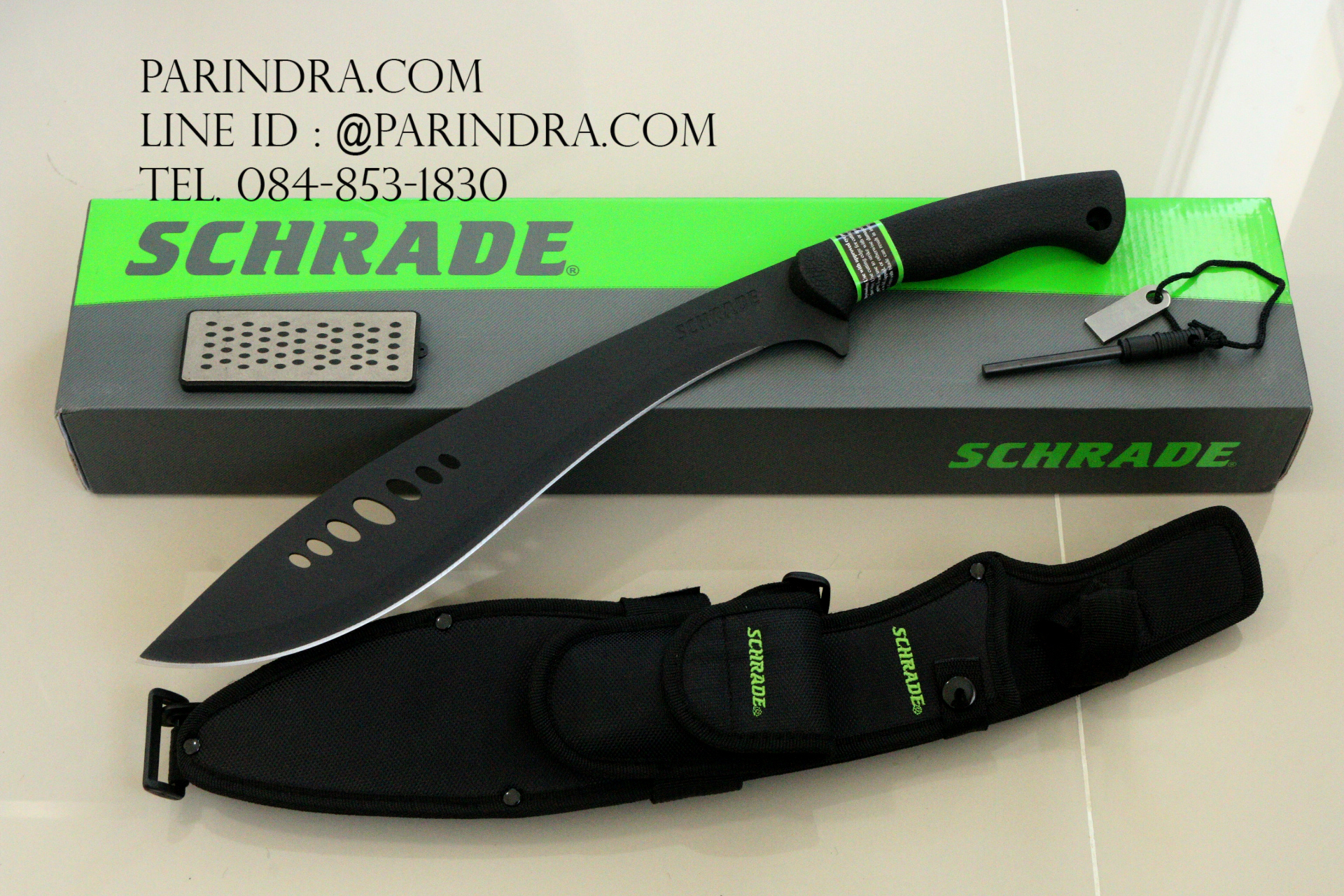 มีดใบตายเดินป่า SCHRADE Knife SCHKM1 แกร่ง และ ทรหด (OEM)