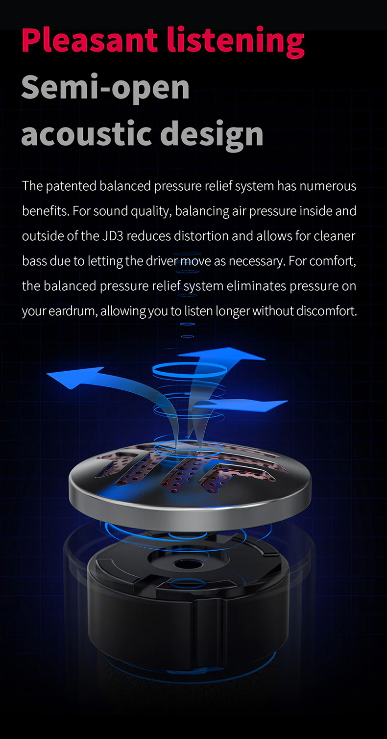 FiiO JD3 หูฟัง 1 ไดรเวอร์ Dynamic พร้อมไมค์ บอดี้แสตนเลส