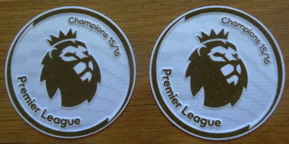 อาร์มสัญลักษณ์ฟุตบอล การแข่งขันฟุตบอลพรีเมียร์ ลีก - PREMIER LEAGUE CHAMPIONS 2015/16 PLAYER SIZE ใหม่ / PREMIER LEAGUE National Football League PLAYER SIZE Football Patch/Badge - PREMIER LEAGUE CHAMPIONS 2015/16 NEW