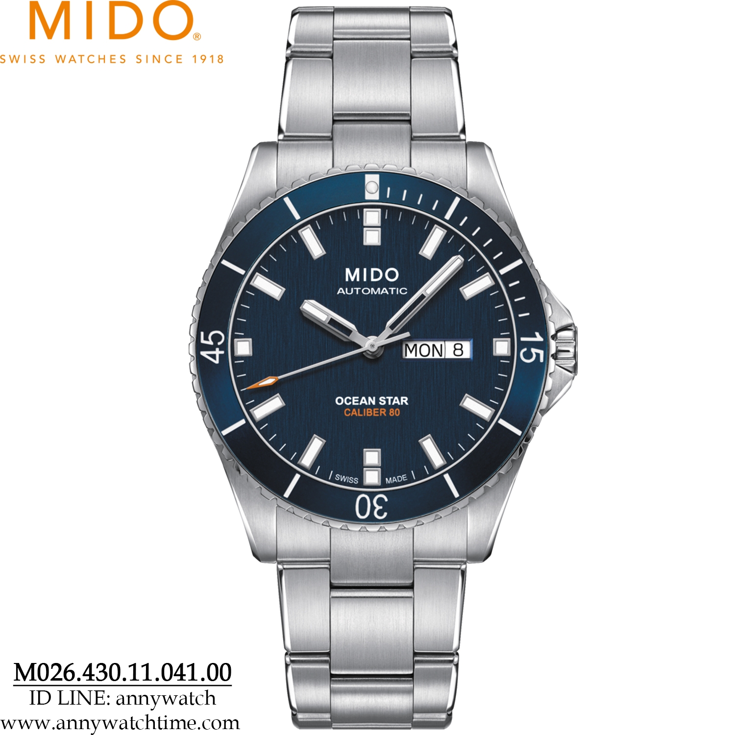MIDO M026.430.11.041.00