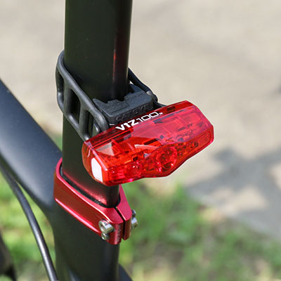 Cateye AMPP100/VIZ100 FRONT/REAR LIGHT SET, HLEL041RC+TLLD800B