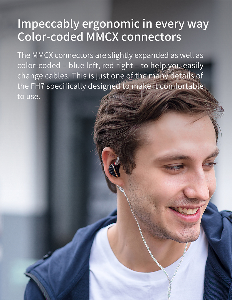 ขาย FiiO FH7 หูฟังระดับ Flagship 5ไดรเวอร์ ไฮบริด (1dynamic + 4Balanced Amature)