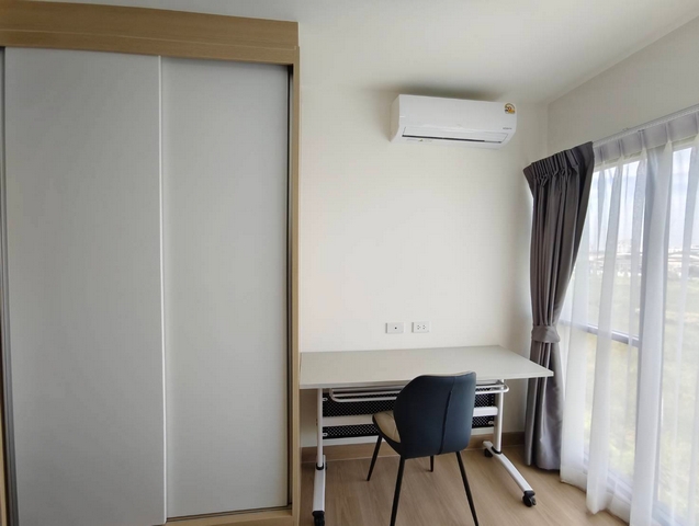 ให้เช่าคอนโดเพลิน เพลิน เจน วายด์ รังสิต-คลองหลวง 34 ตร.ม.ห้องใหม่ เฟอร์ครบ มีเครื่องซักอบผ้า ใกล้ ม.กรุงเทพ