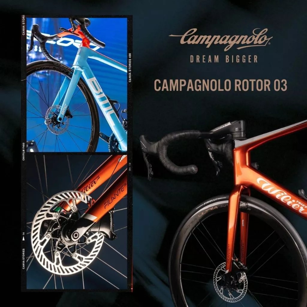 Campagnolo ใบดิสเบรค - Rotor 03 ขนาด 140 & 160 mm. (สำหรับเสือหมอบ)