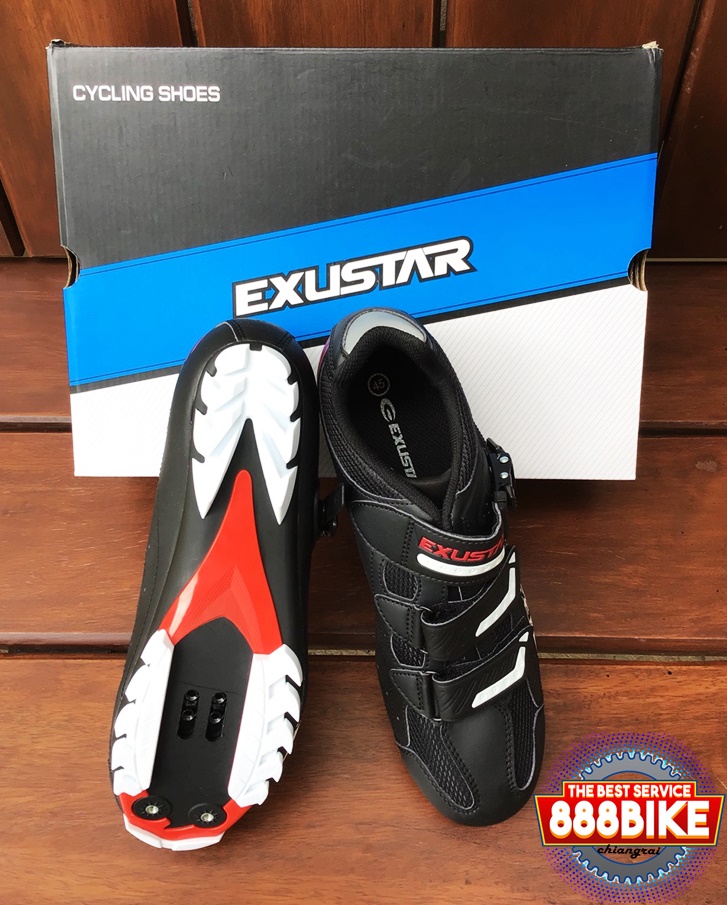 รองเท้าเสือภูเขา EXUSTAR MTB Cycling Shoes รุ่น E-SM308B Size 41, 42, 44, 45