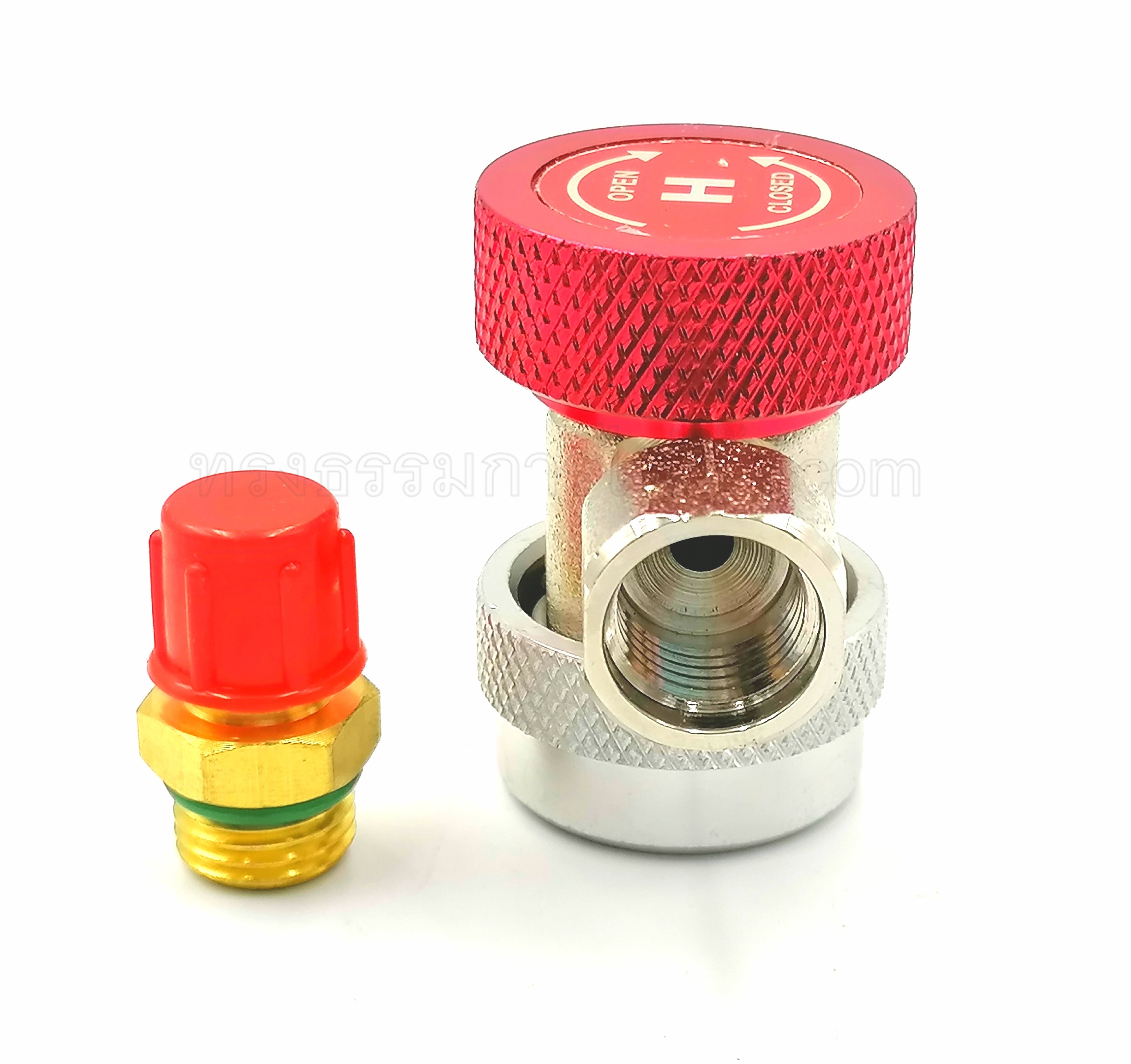 หัวเติมน้ำยาแอร์ R134a ด้าน High(แดง) #QC-19H