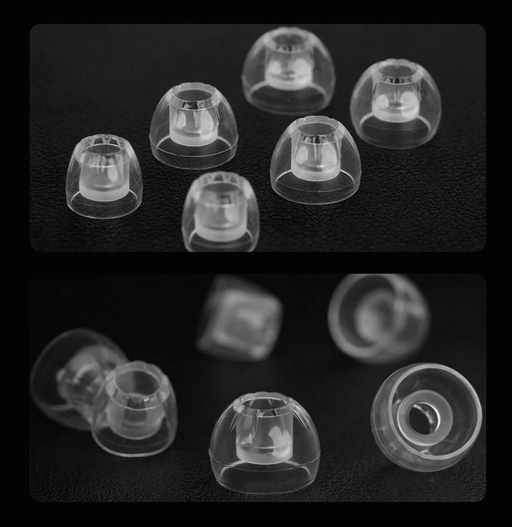 KZ LS01 จุกหูฟังซิลิโคนเหลวบริสุทธิ์สูง นุ่มเบาสบายกระชับ เพิ่มความชัดเจนของเสียง 1 ชุด 3 คู่