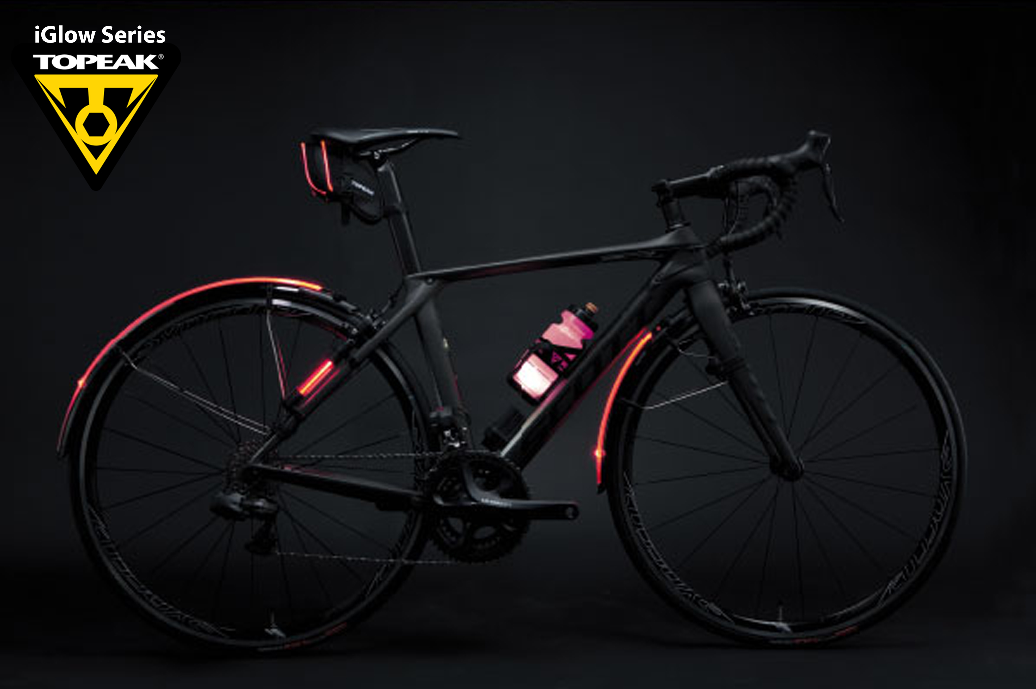 บังโคลนจักรยานพร้อมไฟ LED, TOPEAK DEFENDER™ iGLOW X