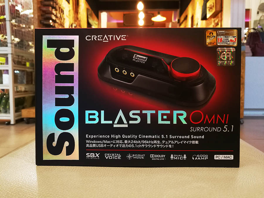 Creative Sound Blaster Omni Surround 5.1 External USB Soundcard เพิ่มพลังและคุณภาพเสียงให้คอมของคุณ รองรับทั้ง Windows และ Mac