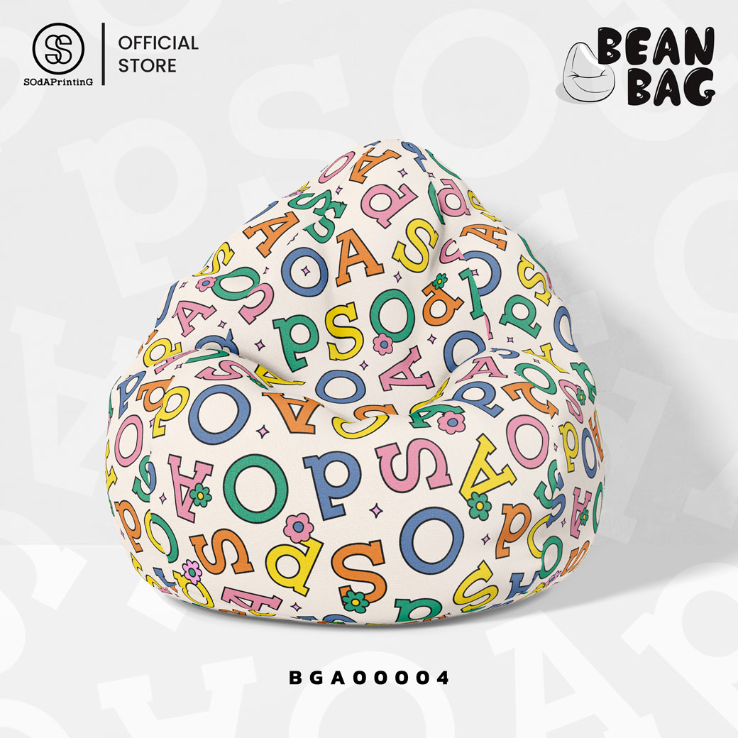 SOdA Original บีนแบค Beanbag รหัส BGA00004📌จัดส่งพร้อมโฟม #Beanbag #SOdAPrintinG