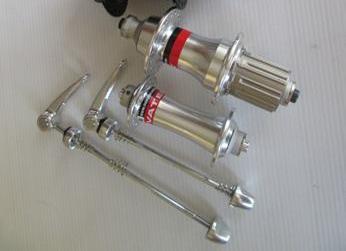 ดุมวีเบรค NOVATEC ดุมหน้า/หลัง V-Brake แบร์ลิ่ง MTB, โม่โครโม, 32H, 36H, สีเงิน f062SB+a141SB