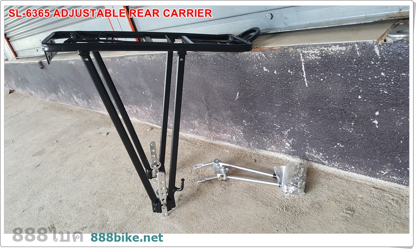 ตะแกรงท้ายทัวร์ริ่ง อลูมิเนียม SL-6365 ,24"-700C ALLOY REAR CARRIER